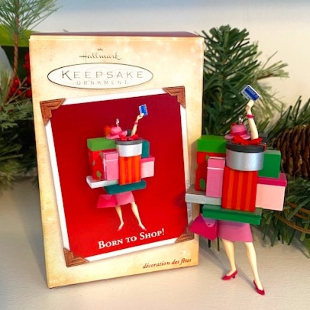 Hallmark "Born to Shop!" Ornament 2004